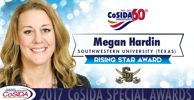 Special Awards Salute: Megan Hardin (Southwestern University (Texas)), Rising Star Award - College